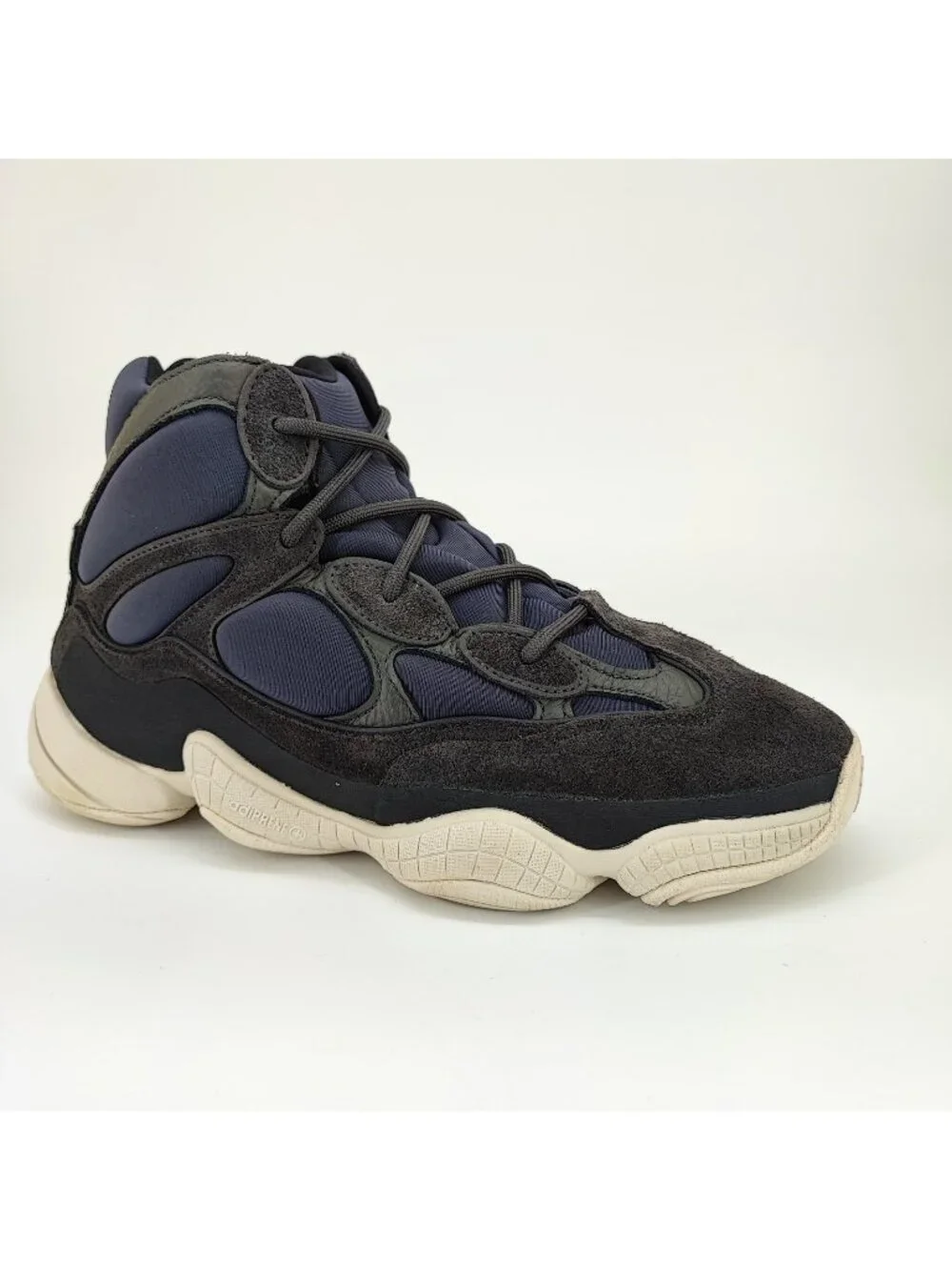 Adidas Yeezy 500 High Slate Men's Size 9.5 US Sneakers Suede Blue FW4968